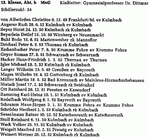 Jahresbericht 13b 1974