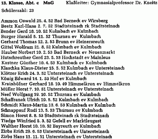 Jahresbericht 13c 1974 Jahresbericht 13c 1974
